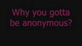 Anonymous - Bobby Valentino (with lyrics)