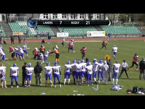 AZS UWM Olsztyn Lakers - Kozły Poznań 38:35 Akcje meczu