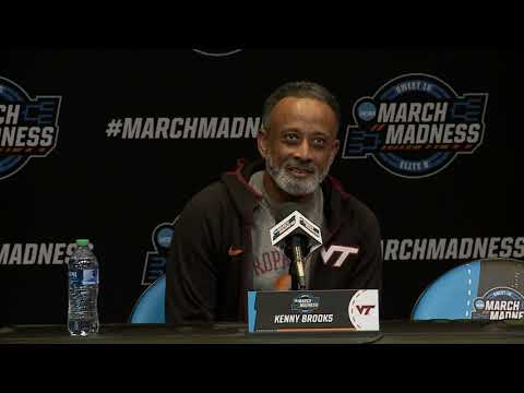 Virginia Tech Coach Kenny Brooks, Georgia Amoore, Elizabeth Kitley, Taylor Soule Sweet 16 presser