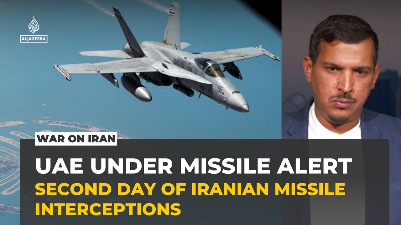UAE says dealing with ‘missile and drone attacks’ from Iran for the second consecutive day