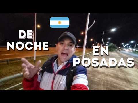 Moto Vlog Nocturno URBANO por las CALLES de POSADAS 🇦🇷🛵