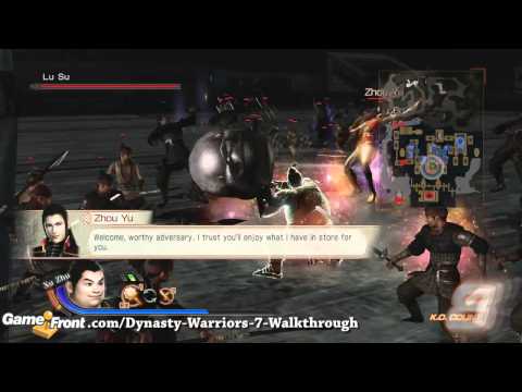 Dynasty Warriors 7 Walkthrough - PT. 18 - Wei - Battle of Chibi Part 1