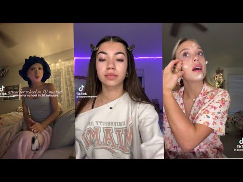 GRWM FOR SCHOOL - Tiktok compilation 