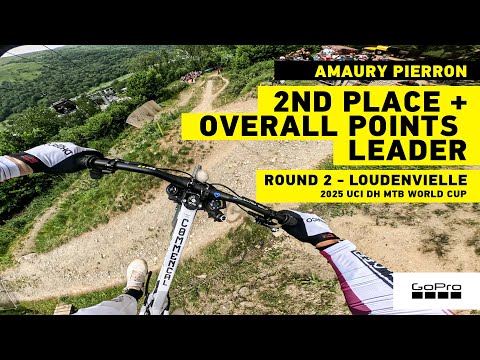 GoPro: Amaury PIerron Takes 2nd And Overall Points Lead - Loudenvielle - '25 UCI DH MTB World Cup