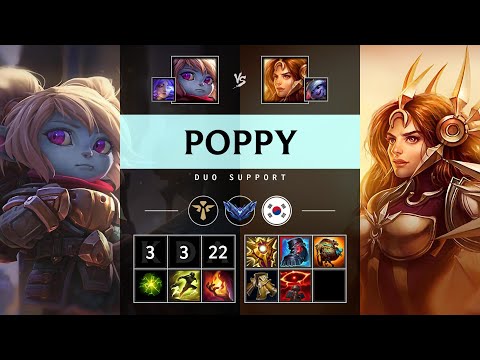 Poppy Support vs Leona - KR Diamond Patch 25.16