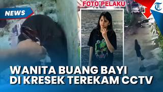 Sosok Wanita Pembuang Bayi Terekam CCTV, Bayi Dimasukkan Kresek Hitam dengan Kondisi Masih Hidup