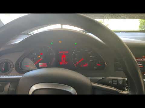 2005 Audi A6 Sunroof Hazards together