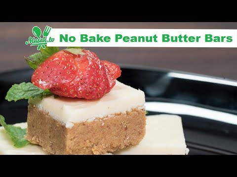 No Bake Peanut Butter Bars Recipe - Resep Camilan Selai Kacang Tanpa Oven