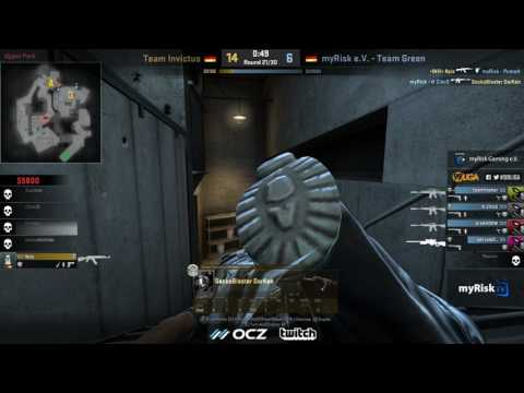 [myRisk TV | SlicewOw] myRisk eV Team Green vs. Team Invictus - 99Liga S6 Div 5.21 - de_overpass