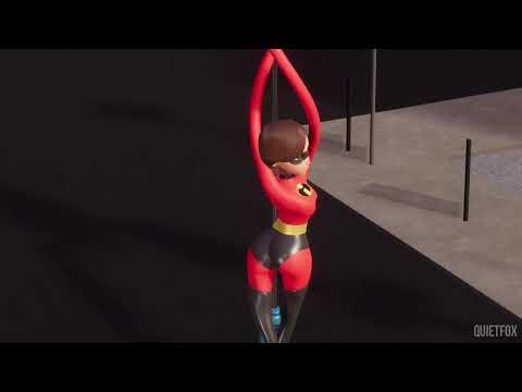 Mommy long legs Stretches Elastigirl