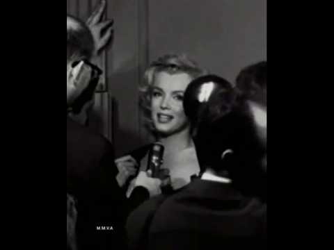 Marilyn Monroe press conference - Outside Her NYC apartment June 21,1956.Engagement to Arthur Miller