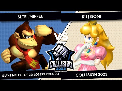 Collision 2023 Giant Melee - SLTE Miffee (DK) VS RU Gomi (Peach) - Top 32 - Losers Round 3