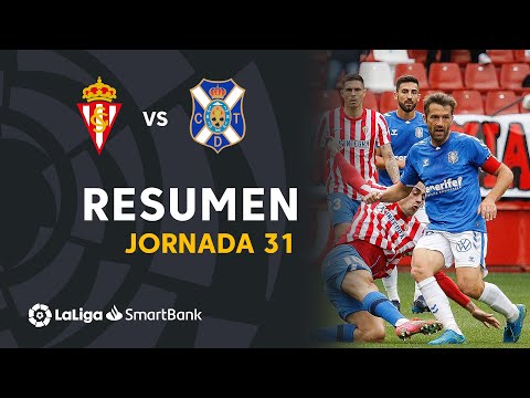 Highlights Real Sporting vs CD Tenerife (1-2)