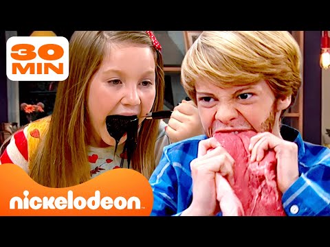 30 Minutes of Weird Food in Henry Danger! | Nickelodeon
