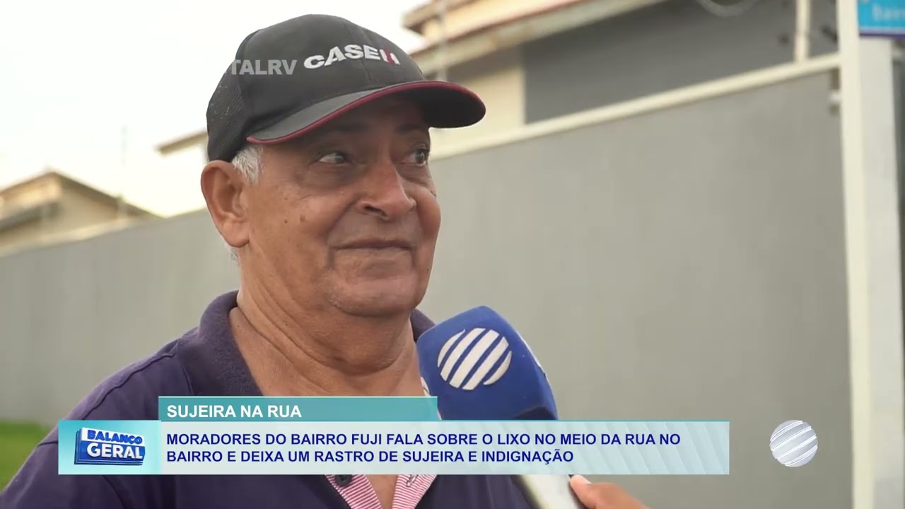 Moradores denunciam sujeira nas ruas dos bairros Fuji e Vida Nova em Lucas do Rio Verde