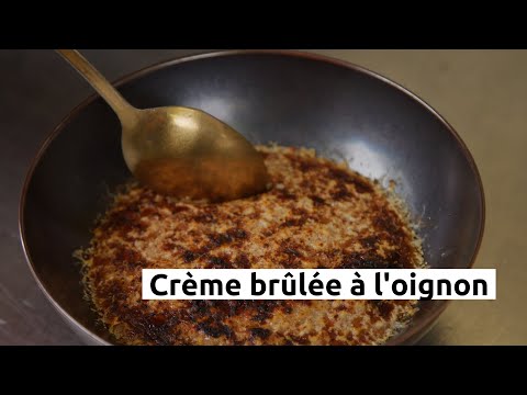 Crème brûlée à l'oignon