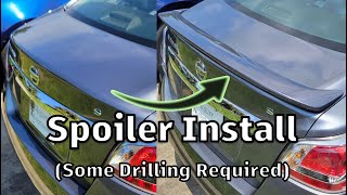 How to Install an OEM Spoiler for Nissan Altimas (2013-2015)