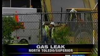 preview picture of video 'ODOT crews hit gas line during project'
