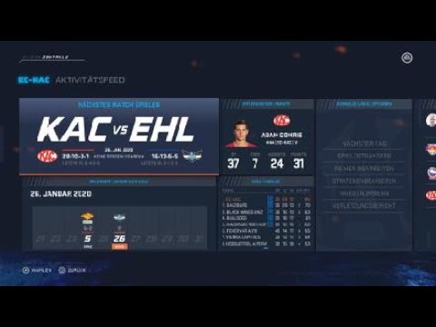NHL™ 20 Ebel 39 Vienna Capitals vs EC-KAC