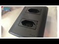 Tomada Dupla 2P+T 10A 250V - PRETO FOSCO