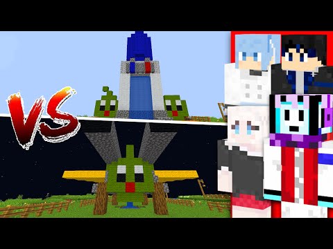 I JOIN THE BUILD COMPETITION ON THE VTUBER MAHA5 MINECRAFT SERVER!!!