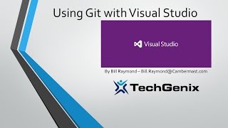 Using Git with Visual Studio
