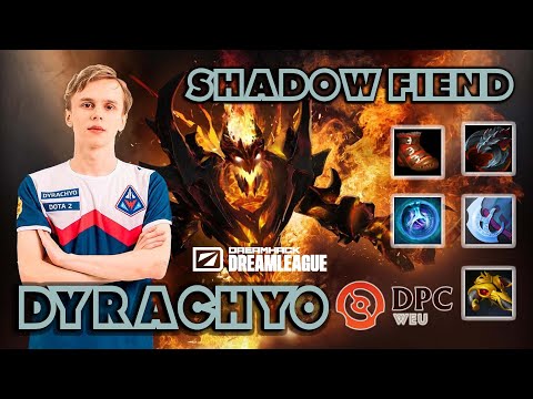 Dyrachyo | Safelane Carry | Shadow Fiend | DPC WEU 2021/2022 Winter Tour | META | 7.30 E player view