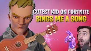 Cutest Kid On Fortnite Sings Me A Song (& Makes My Wife Cry) (Fortnite Battle Royale)