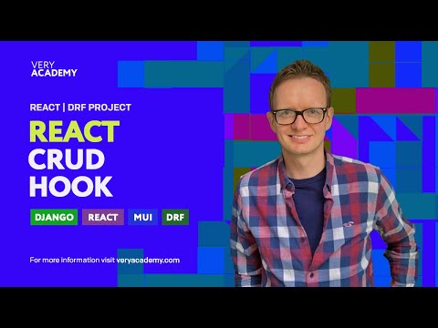 Full Stack React Django DRF Project | React CRUD Hook thumbnail