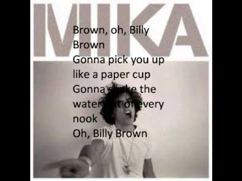 Mika - Billy Brown lyrics