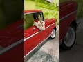 948346 Elvis Presley in a Chevrolet 57 }}