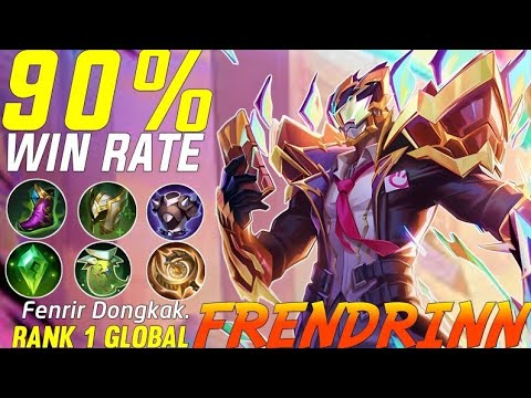 Aggressive Fredrinn 90% Win Rate Gameplay - Top Global Fredrinn by★Fenrir Dongkak. - Mobile Legends