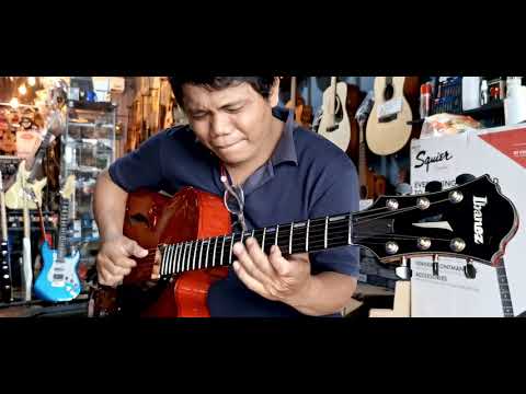 Ibanez AFC151-SRR Archtop Hollow Body Demo by Fredrik Tarigan