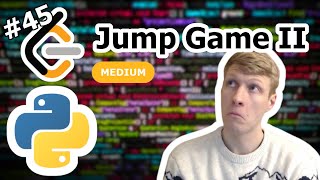 YouTube video 'Jump Game II Python Solution - LeetCode #45'