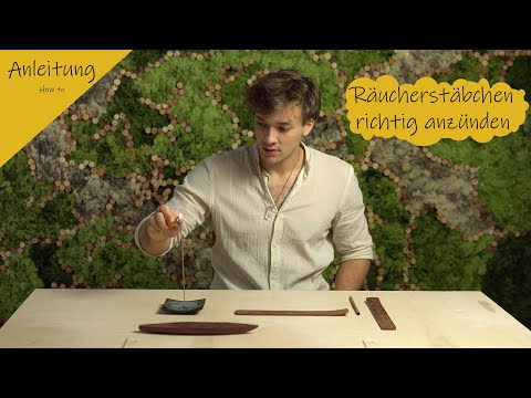 Lerne, wie man Räucherstäbchen richtig anzündet, um die volle Wirkung zu erzielen!