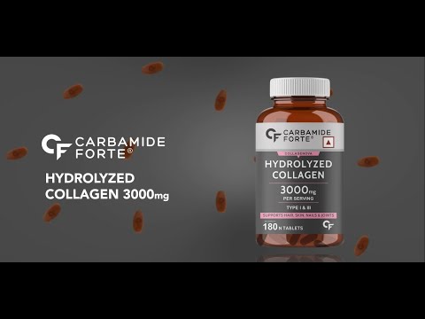 Hydrolyzed collagen tablets