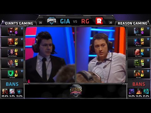 GIA vs RG Game 1 Highlights (EU LCS Summer Promotion 2015)