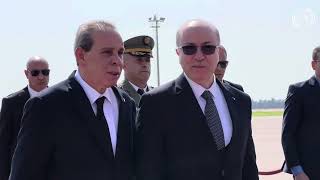 Le Premier Ministre accueille le Chef du Gouvernement tunisien à son arrivée à Alger