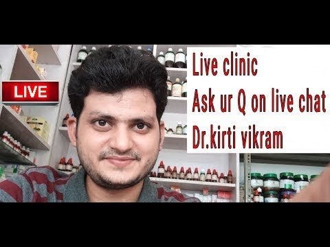 Dr kirti vikram singh LIVE CLINIC ASK UR PROBLEM# 573  13/12/2018
