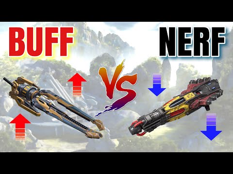 [WR] Striker (Buff) VS Dazzler (Nerf) - Comparison | Titan Weapon Rebalance | War Robots Test Server
