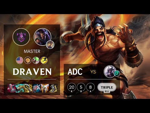 Draven ADC vs Syndra - NA Master Patch 11.17