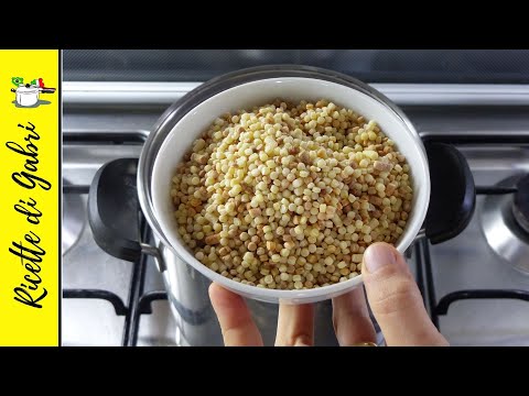 Sardegna e Liguria in un PIATTO UNICO Ricetta PASTA ESTIVA Fregola buonissima!- RICETTE DI GABRI