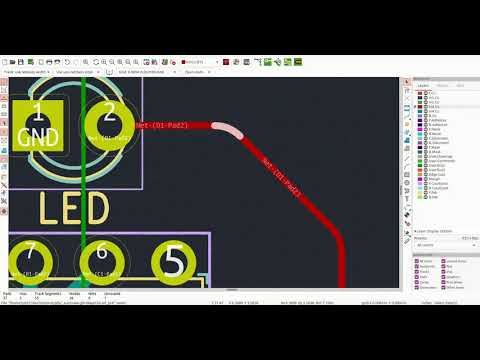 KiCad V6: track fillets for rounded corners