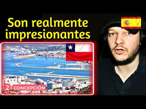 ESPAÑOL 🇪🇸 Reaccionando a 10 Ciudades de CHILE 🇨🇱