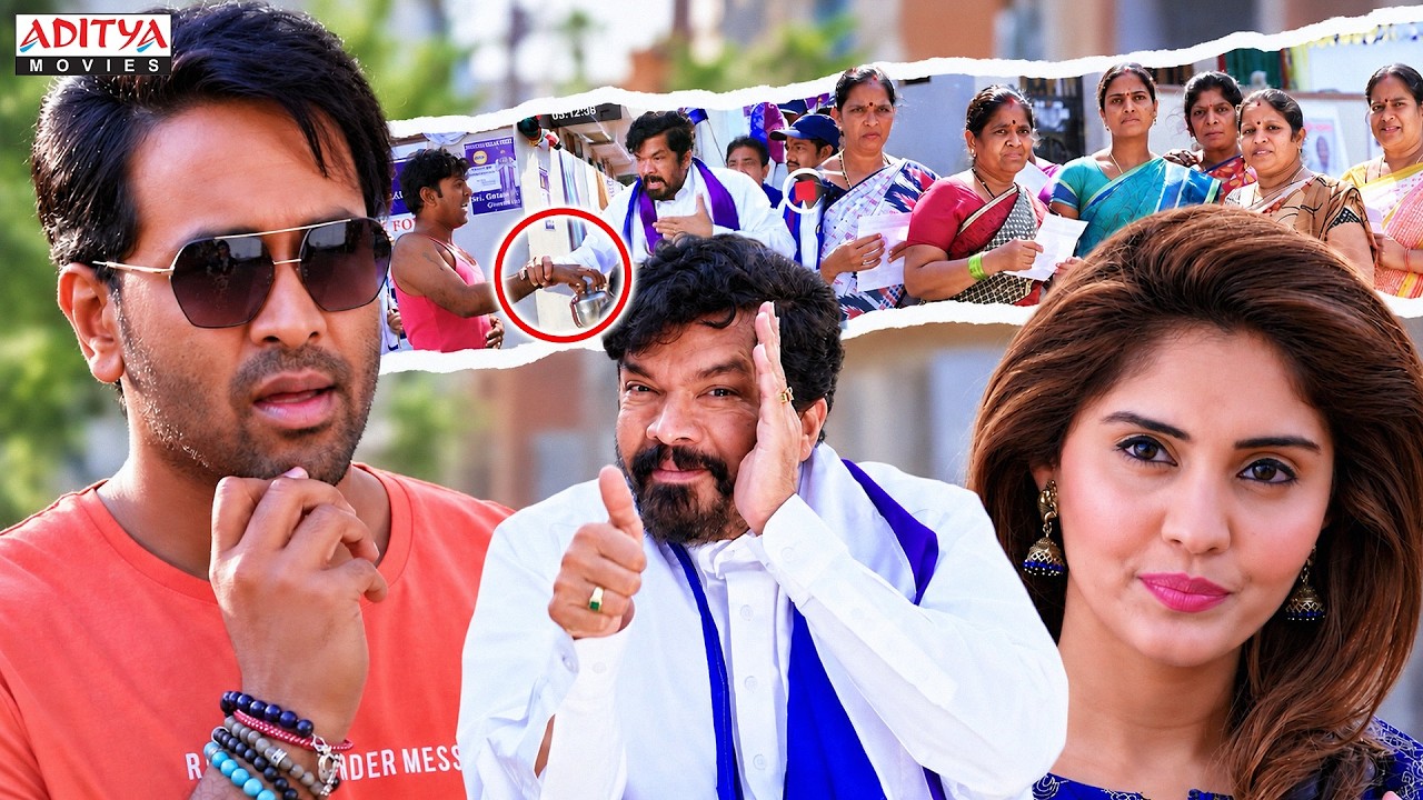 Vishnu Manchu Challenge to Surabhi😎| Voter Hindi Dubbed Movie Scenes | Aditya Movies