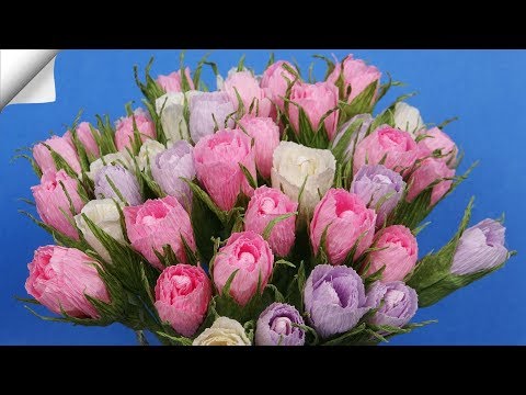 Beautiful paper flowers Easy paper crafts