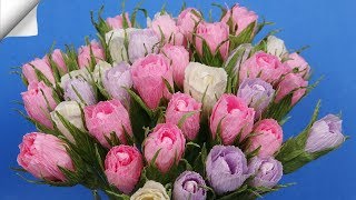 Flowers making | How to make paper roses