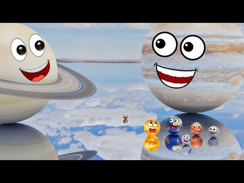 Got Balls Reimagined - Solar System Size Comparison