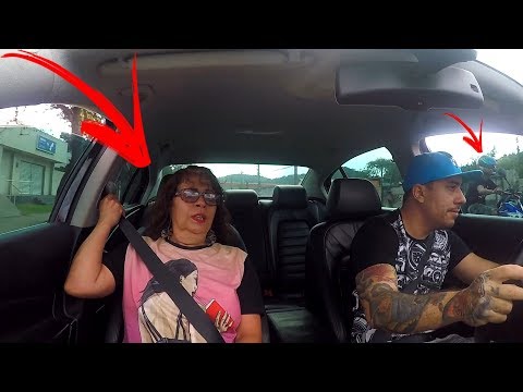 MINHA MÃE QUASE MORREU DO CORAÇÃO NO ROLE DE PASSAT V6 COM ESCAPE DIRETO