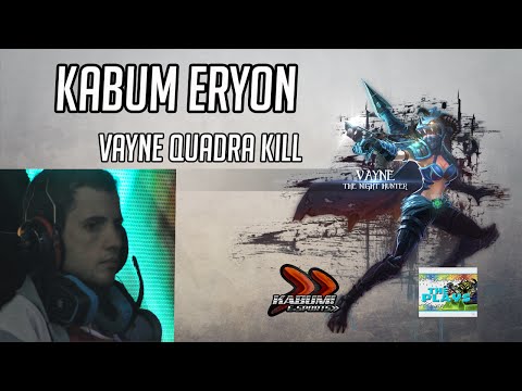 Kabum Eryon | Quadra Kill Vayne | BR SoloQueue | 1080p